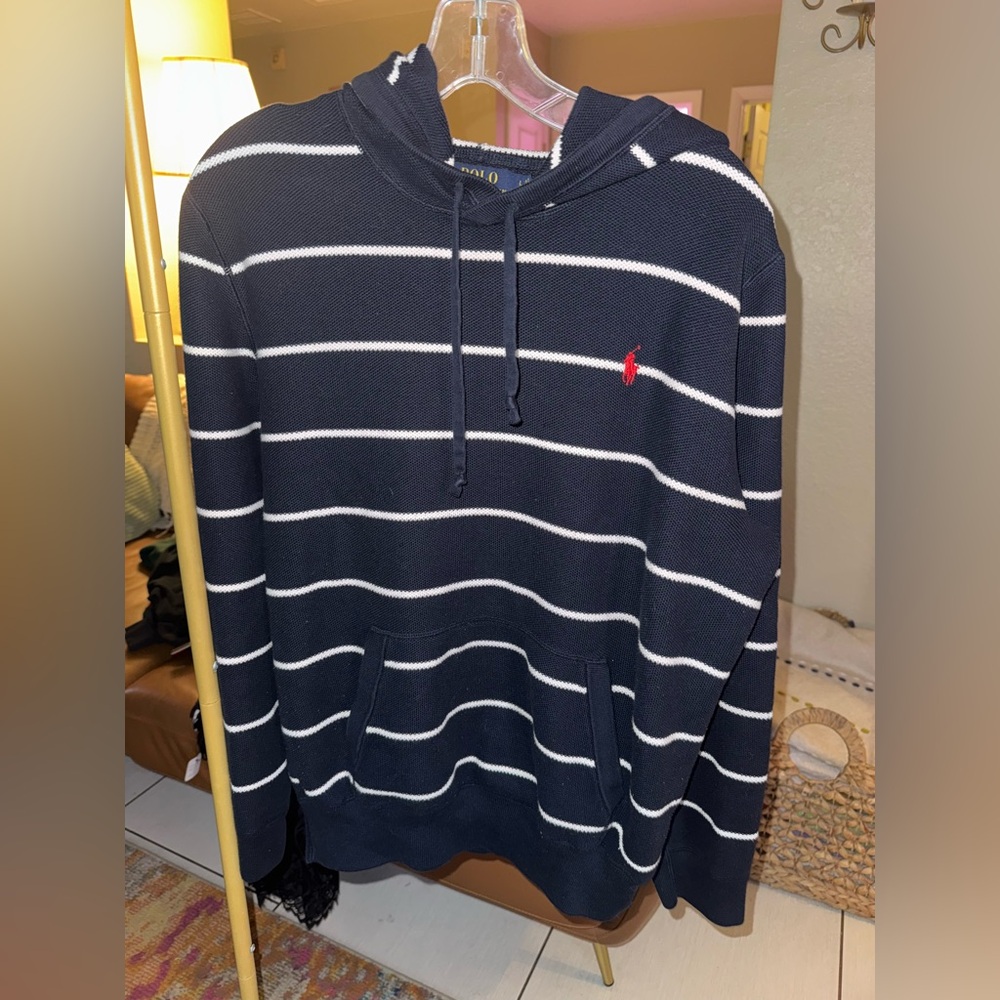 Polo RL Knit Hooded Sweater